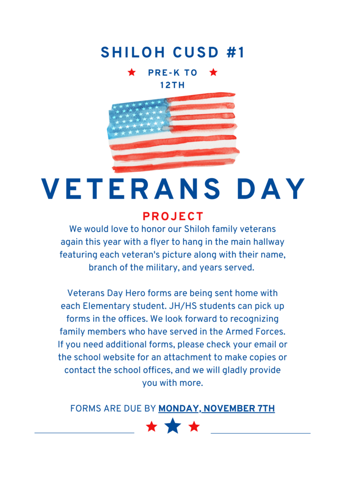 Veterans Day Project