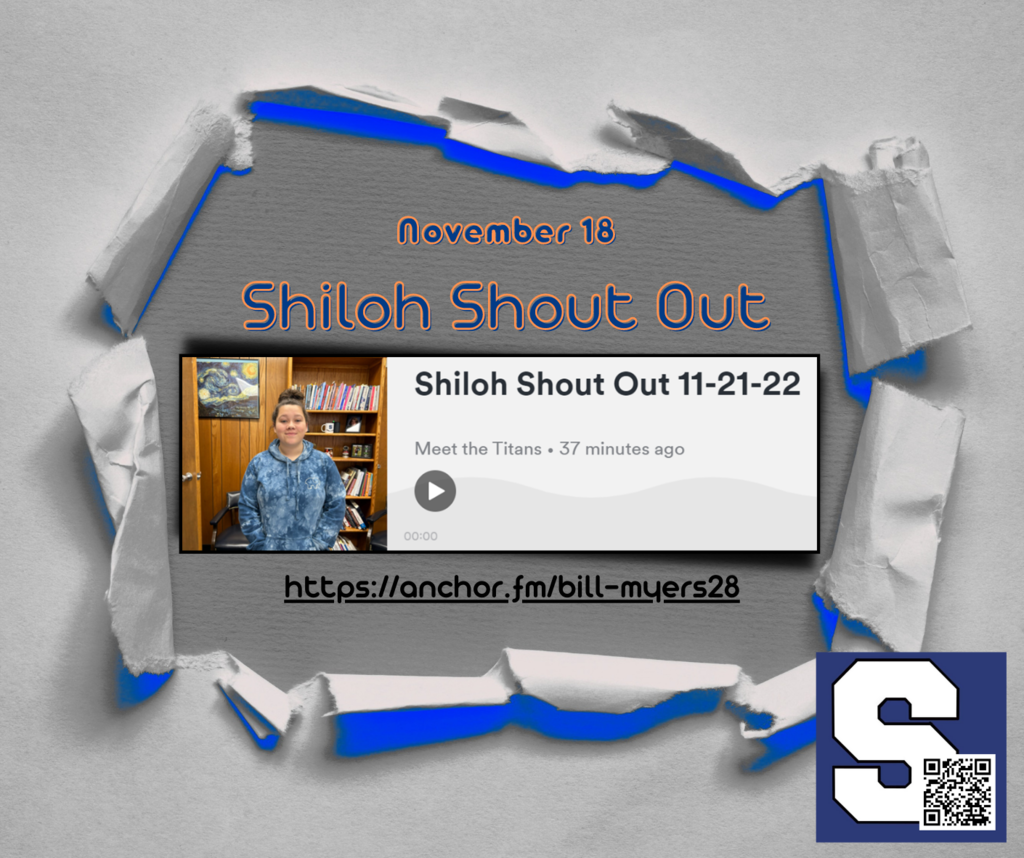 Shiloh Shout Out November 18
