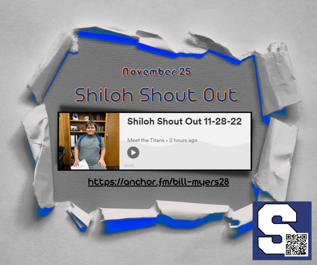 Shiloh Shout Out November 25