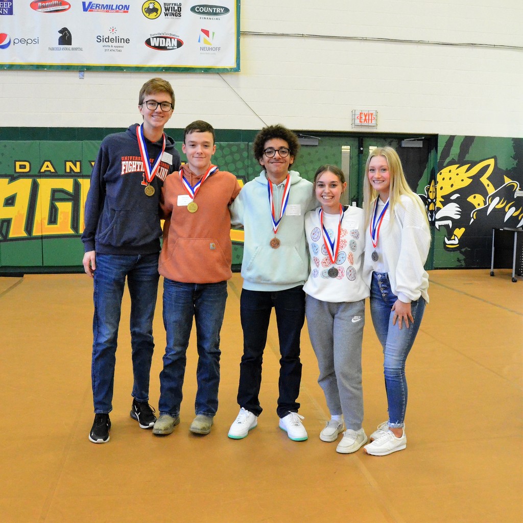 Academic Challenge Team with medals