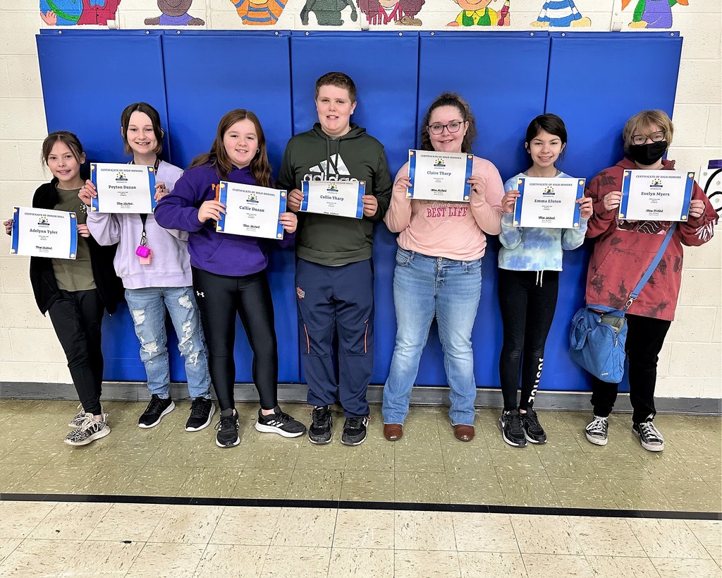 6th grade honor roll